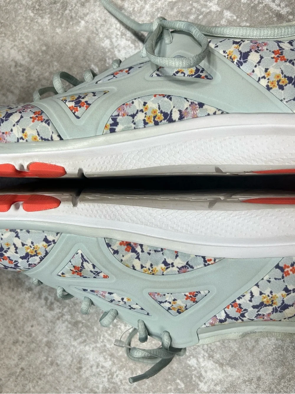 ASICS Fit Yui Women’s Size 10 Shoes Sneakers Casual Athletic Floral Mint Green